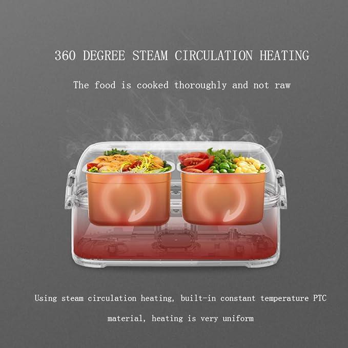 3 IN 1 NICEE Electric Lunch Box - Steaming| Cooking| Heating - Select13