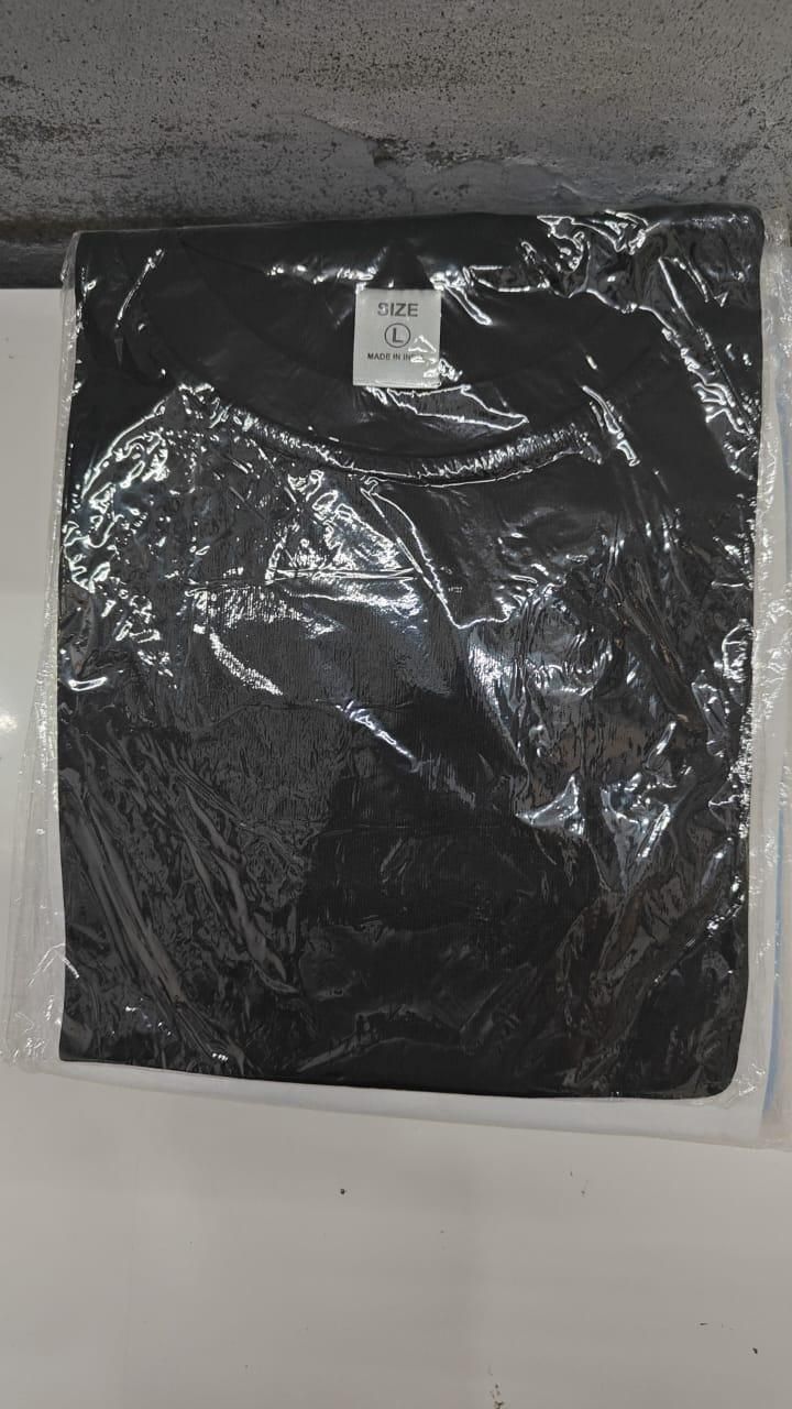 Men's Round Neck Polyester Casual T-shirt (Pack of 2)