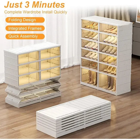 StepIN™ Smart Foldable Compact 4 Layer Shoe Rack - Select13