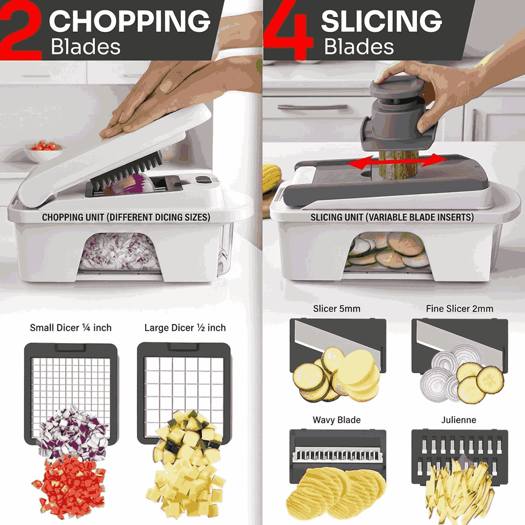 ChopMaster All-in-1 Vegetable, Meat & Fruit Chopper