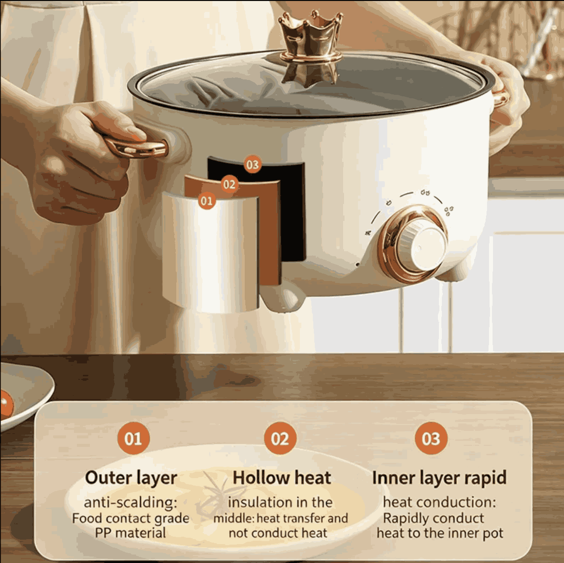 Dual Side Multi Purpose Non Stick Cooking Pan