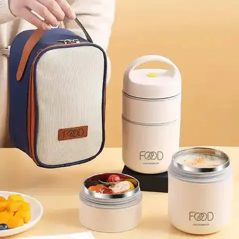 HotServ Pro Lunch Case 24x Insulated Tiffin Complete Set - Select13
