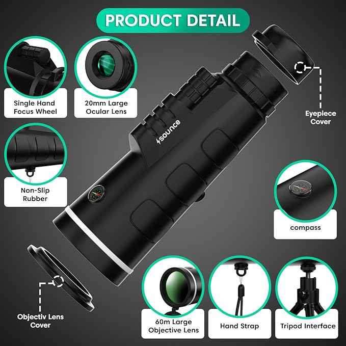 EagleView™ 10x42 HD Monocular