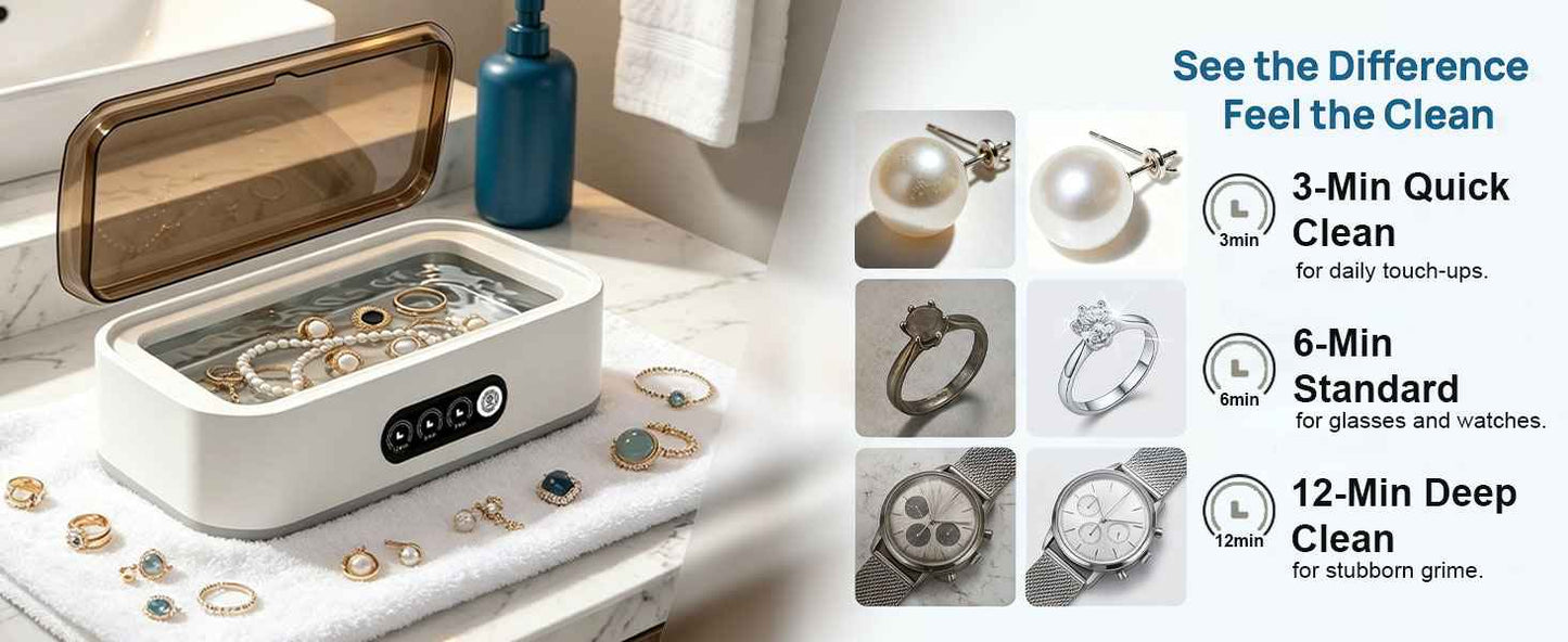 ProCare Ultrasonic Cleaner for Jewelry, Watches & Eyewear