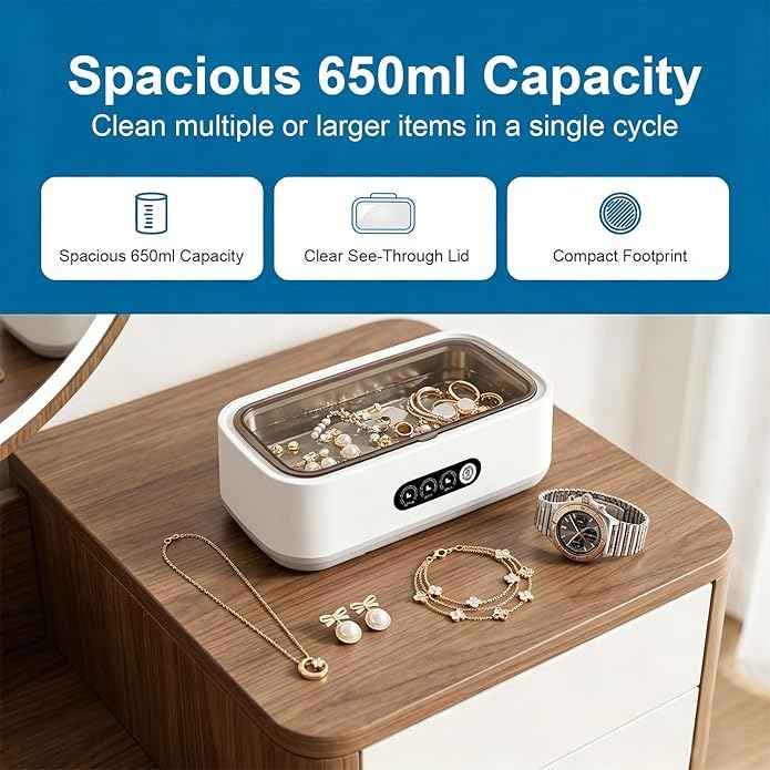 ProCare Ultrasonic Cleaner for Jewelry, Watches & Eyewear