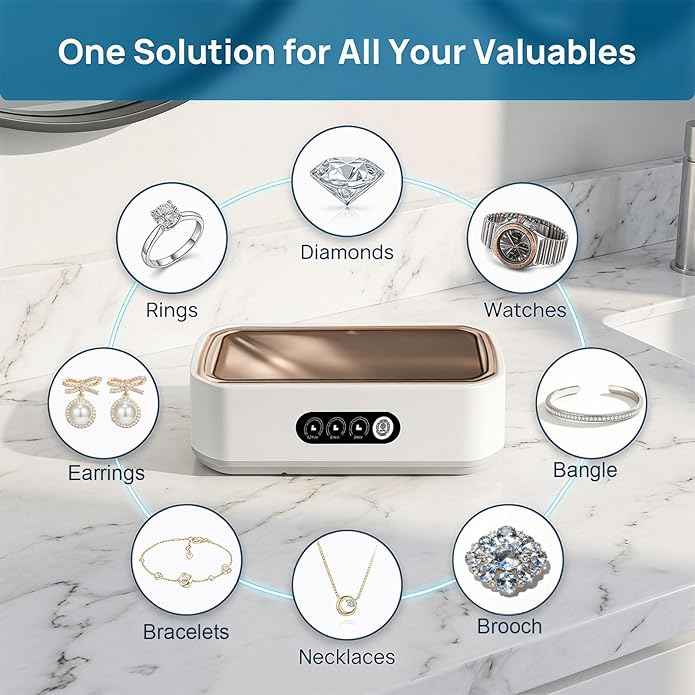 ProCare Ultrasonic Cleaner for Jewelry, Watches & Eyewear