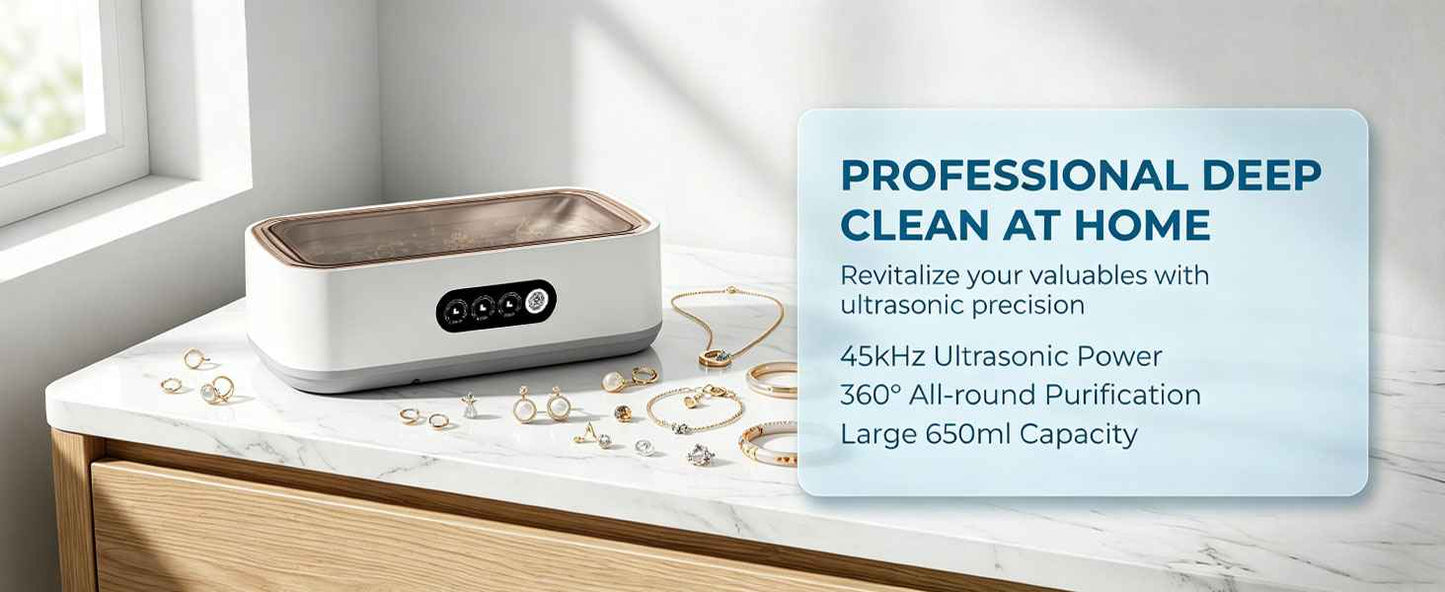 ProCare Ultrasonic Cleaner for Jewelry, Watches & Eyewear