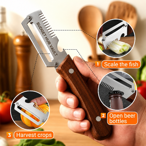 3 in 1 Multifunctional Vegetable Peeler( Pack of 2 )